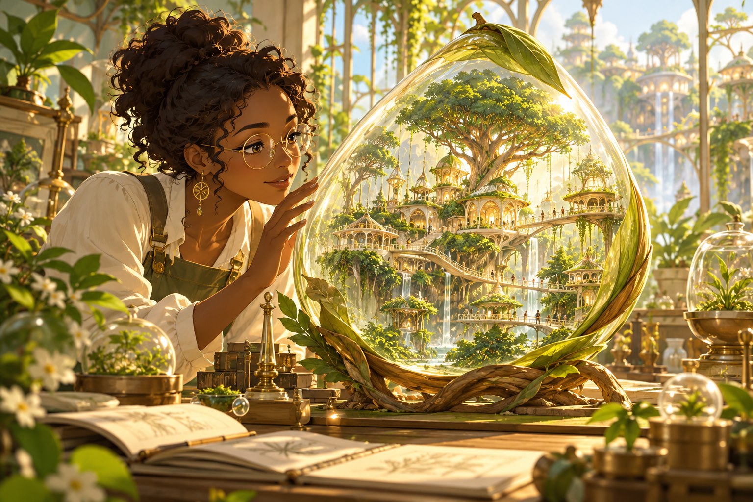 The City in the Seed — original animation concept art